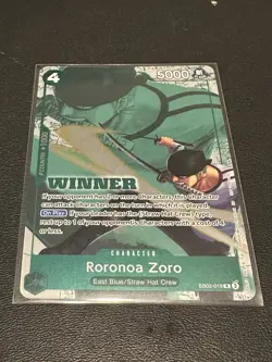 Roronoa Zoro (Winner Pack 2025 Vol. 3) - One Piece Promotion Cards (OP-PR) NM - Image 1