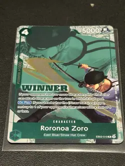 Roronoa Zoro (Winner Pack 2025 Vol. 3) - One Piece Promotion Cards (OP-PR) NM - Image 2