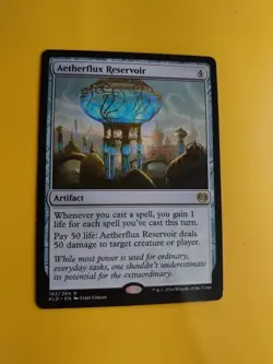Aetherflux Reservoir. Kaladesh. Rare Artifact MTG Card. - Image 3