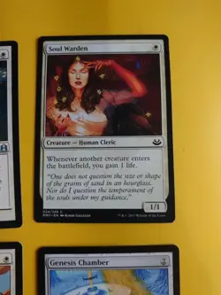 Path to Exile, Soul Warden,Soul's Attendant, Genesis Chamber MTG 4 Card. - Image 3