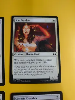 Path to Exile, Soul Warden,Soul's Attendant, Genesis Chamber MTG 4 Card. - Image 4