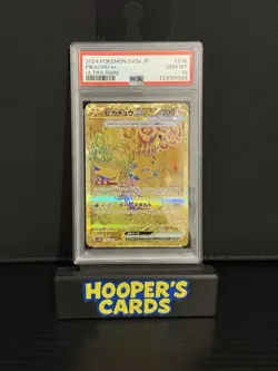 Pokemon Card PSA 10 Pikachu ex UR 236/187 sv8a Terastal Festival Japanese GM - Image 1