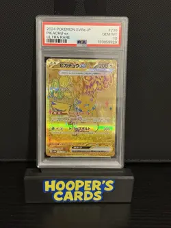 Pokemon Card PSA 10 Pikachu ex UR 236/187 sv8a Terastal Festival Japanese GM - Image 3