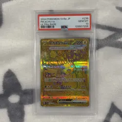 Pokemon Pikachu EX UR 236/187 Terastal Festival ex SV8a Japanese PSA 10 - Image 1