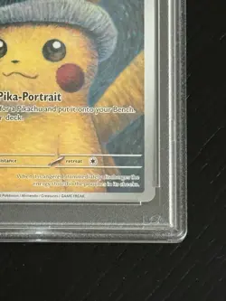 2023 POKEMON SVP EN-SV BLACK STAR PROMO #085 PIKACHU WITH GREY FELT HAT PSA 9 - Image 4