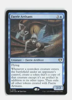 Faerie Artisans 92 Commander Masters MTG NM - Image 1