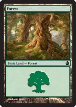 X4 Forest 249 Theros LP/NM MTG Magic DNA GAMES - Image 1
