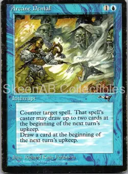 MTG SkeenAB Arcane Denial (Sword) Alliances HP - Image 1