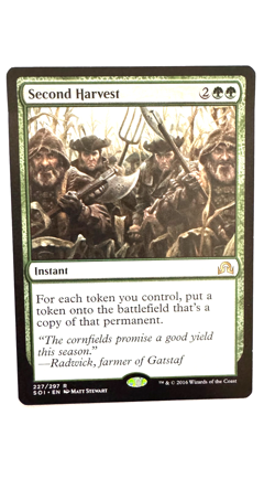 Second Harvest - 227/297 - Shadows over Innistrad - Regular - MTG - NM - Image 1