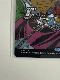 MTG Traumatize 0015 Regular (Borderless) Marvel Eternal-Legal NM MAR - Image 2