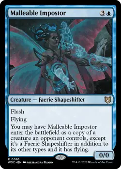 Malleable Impostor [Commander: Wilds of Eldraine - 10] NM - Image 1