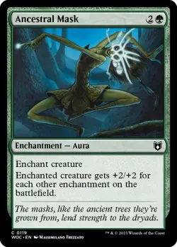 Ancestral Mask [Commander: Wilds of Eldraine - 119] NM - Image 1