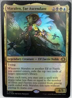 Maralen Fae Ascendant 233 Lorwyn Eclipsed Foil R NM MTG Card - Image 1