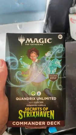 Magic: The Gathering Secrets of Strixhaven Quandrix Unlimited Commander Deck - Image 1