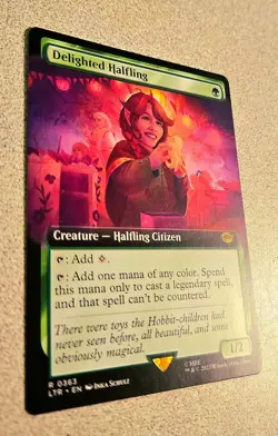 1x Delighted Halfling (LTR), (EXTENDED ART) - Image 2