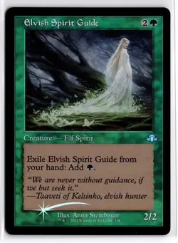 Elvish Spirit Guide (Retro Frame) 338 Dominaria Remastered MTG Foil NM - Image 1