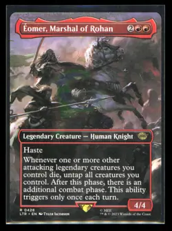 Eomer, Marshal of Rohan R 0428 (Borderless) The Lord of the Rings MTG - Image 1