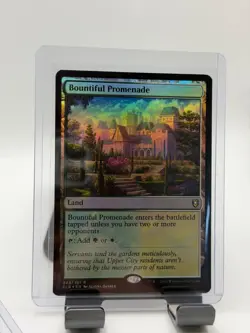 MTG, Bountiful Promenade FOIL NM 348 Commander Legends: Battle for Baldur's Gate - Image 1