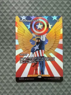 MTG Steelshaper’s Gift #0050 Foil Bord. M Marvel Universe Eternal-Legal (MAR) - Image 1