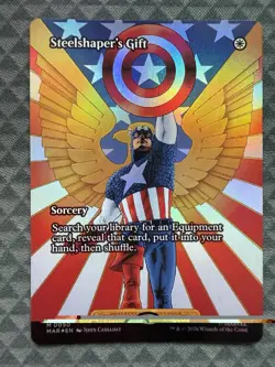 MTG Steelshaper’s Gift #0050 Foil Bord. M Marvel Universe Eternal-Legal (MAR) - Image 2