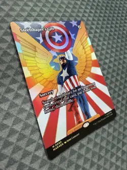 MTG Steelshaper’s Gift #0050 Foil Bord. M Marvel Universe Eternal-Legal (MAR) - Image 3