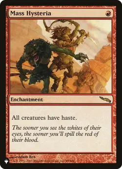 Mass Hysteria [The List] Magic MTG - Image 1