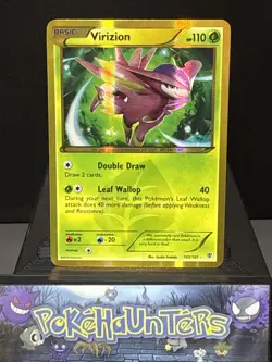 Pokemon Card Virizion Holo Rare 103/101 Secret Rare Black White Plasma Blast LP - Image 1