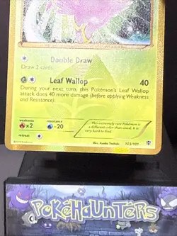 Pokemon Card Virizion Holo Rare 103/101 Secret Rare Black White Plasma Blast LP - Image 3