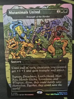*FOIL* Triumph of the Hordes (2366) Secret Lair TMNT: The Mighty Mutanimals MTG - Image 1