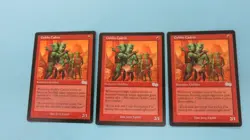 3x GOBLIN CADETS SUMMON GOBLINS URZA'S SAGA MAGIC THE GATHERING MTG NM - Image 1