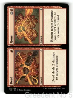 Dead // Gone 161 Common Time Spiral: Remastered Magic: The Gathering LP - Image 1