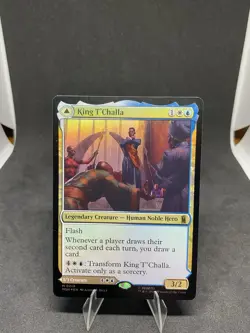 King T'Challa Marvel Super Heroes Foil MTG 0219 LP - Image 1