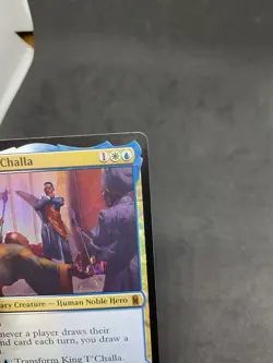 King T'Challa Marvel Super Heroes Foil MTG 0219 LP - Image 2