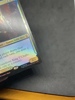 King T'Challa Marvel Super Heroes Foil MTG 0219 LP - Image 4