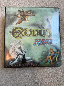 Exodus Binder MTG Magic The Gathering TCG 1996 90s Vintage - Image 1