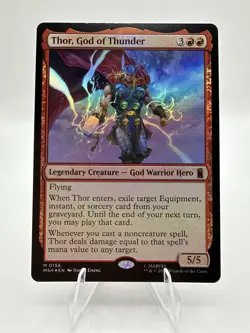Thor, God of Thunder Marvel Super Heroes Foil M 0156 - Image 1