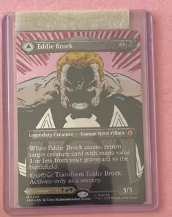 Venom Eddie Brock- Borderless FOIL - Marvel's Spider-Man (0233) MTG - SSP NP - Image 3