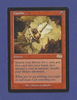 1998 Magic the Gathering - Gamble - Urza's Saga MTG - Image 1