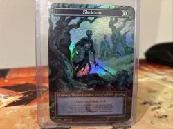 Sorcery Contested Realm Gothic Foil Skeleton Team Covenant Promo - Image 1