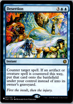Desertion The List Reprints 107/221 Near Mint - Image 1