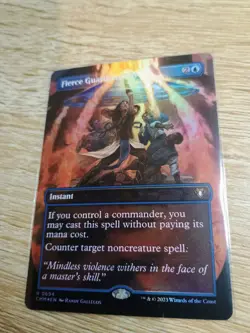 Fierce Guardianship (Borderless Foil) Commander Masters Near Mint - Image 1