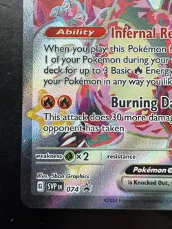 Pokemon Charizard ex 074 Sv: Scarlet & Violet Promo Holo (NM) - Image 4