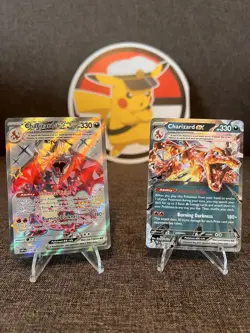 2 SET: Charizard ex 074 Sv: Scarlet & Violet Promo & Charizard ex 054/091 BUNDLE - Image 1