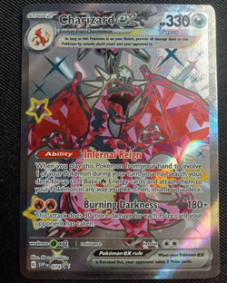 Pokemon TCG Charizard ex SVP 074 SV Scarlet & Violet Promo Holo English - Image 1