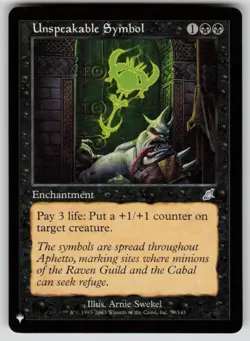 Unspeakable Symbol Uncommon The List Reprints 79/143 MTG Near Mint 2020 - Image 1