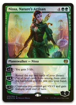 Nissa, Nature's Artisan #270 (Foil) (LP) Kaladesh KLD Magic MTG - Image 1