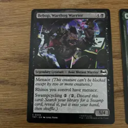 Magic: The Gathering TMNT Bebop And Rocksteady Two Card Lot ￼ - Image 2