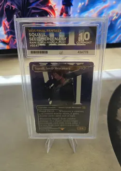 MTG: Final Fantasy Squall SeeD Mercenary Surge Foil Ace 10 PERFECT Subgrades - Image 1