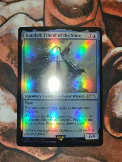 NM FOIL Gandalf, Friend of the Shire Play Promo MTG Magic the Gathering - Image 1