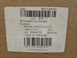 Battle For Zendikar Booster Box Case 6 Booster Boxes MTG Magic the Gathering - Image 4